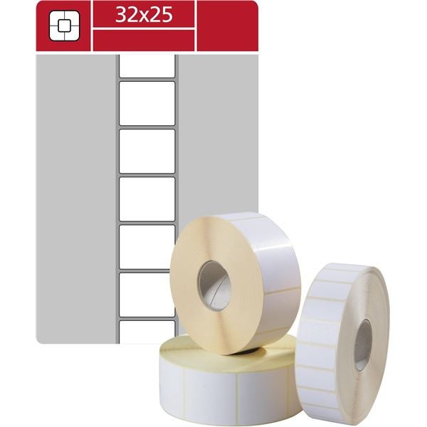 Etik.kotouč.S&K Label-termo,bílé,32x25mm,4000ks