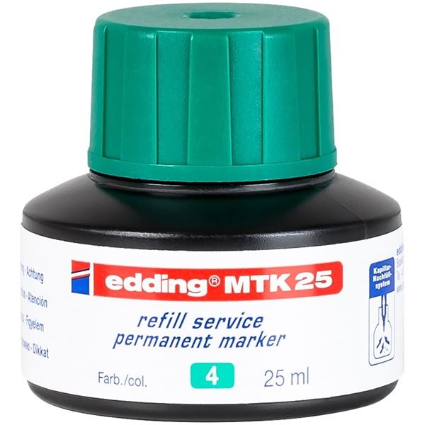 Náhradní permanentní inkoust Edding MTK 25, zelený