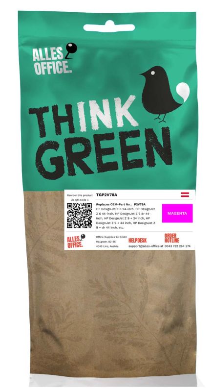 ThinkGreen HP P2V78A / 746 Ink purpurová