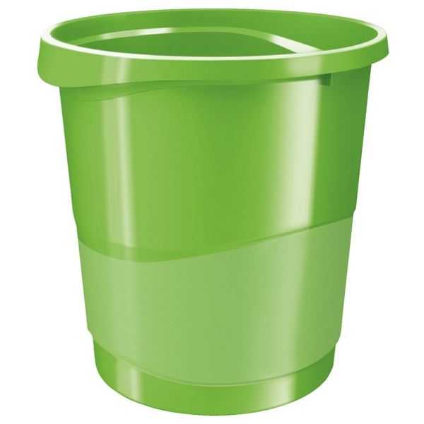 Odpadkový koš Esselte VIVIDA, 14 l, zelený