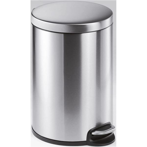 Odpadkový koš Durable, nerezový, 20 l, stříbrný