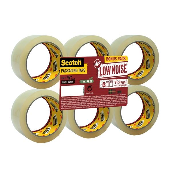 Balicí páska Scotch - čirá,48 mmx50 m,nehlučná,1ks
