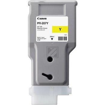 Original Canon 8792B001 / PFI-207Y Tinte gelb