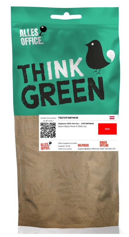 ThinkGreen Epson C13T15974010 / T1597 Ink červený