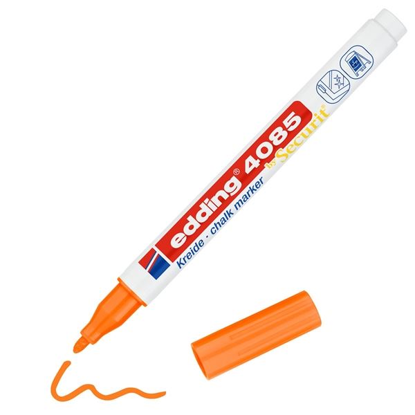 Křídový popisov. na sklo edding 4085,neon oranžový