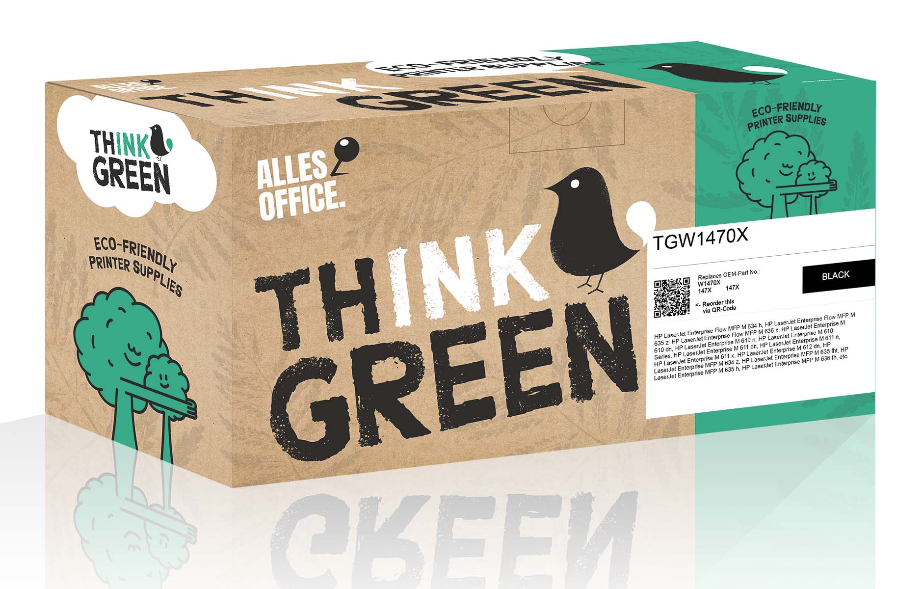 ThinkGreen HP W1470X / 147X Toner černý