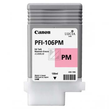 Original Canon 6626B001 / PFI-106PM Tinte magenta hell