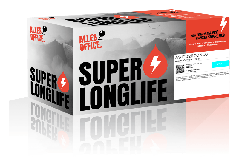 Superlonglife Kyocera 1T02R7CNL0 / TK-5240C Toner azurová