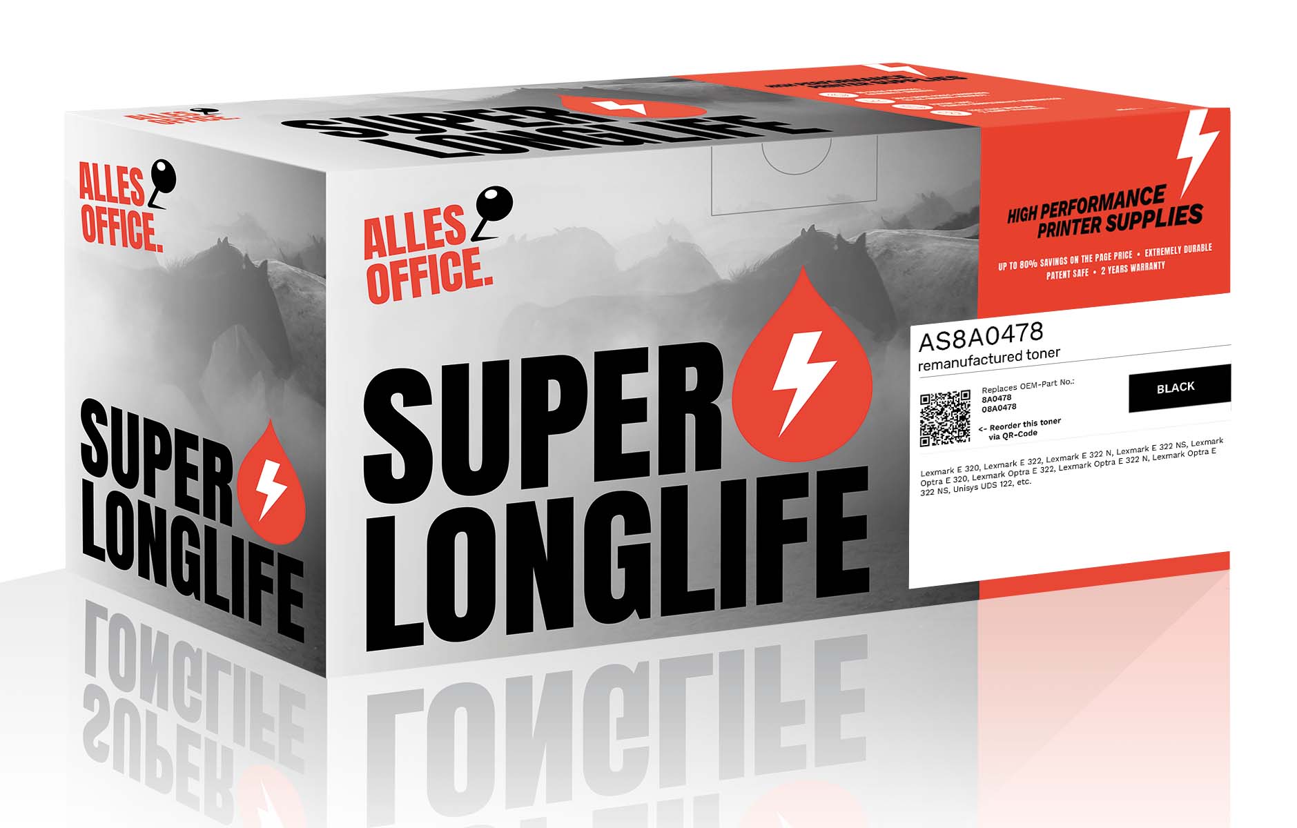 Superlonglife Lexmark 8A0478 / 08A0478 Toner černý