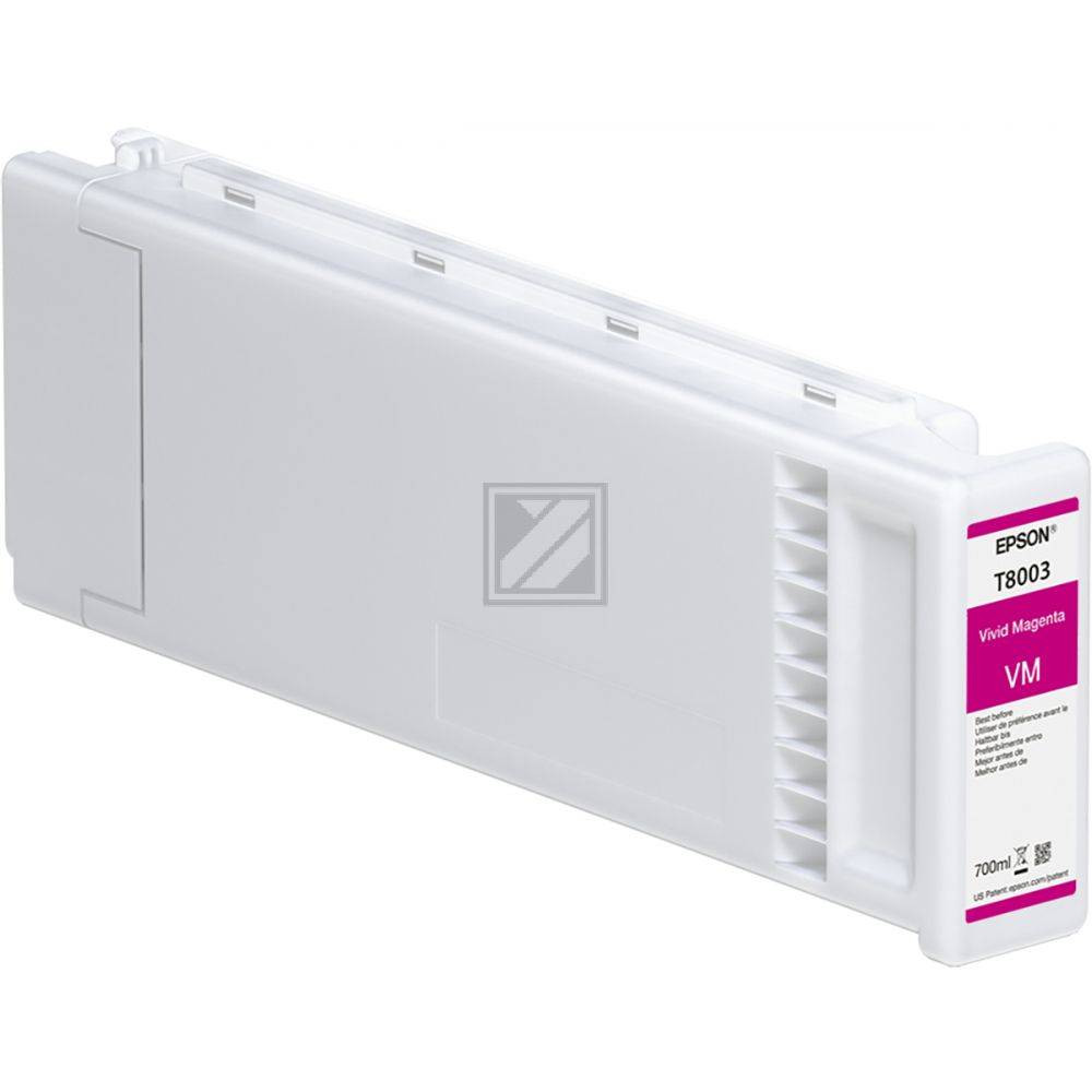 Original Epson C13T80030N / T8003 Tinte magenta