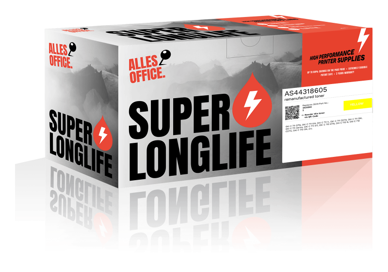 Superlonglife OKI 44318605 Toner žluť