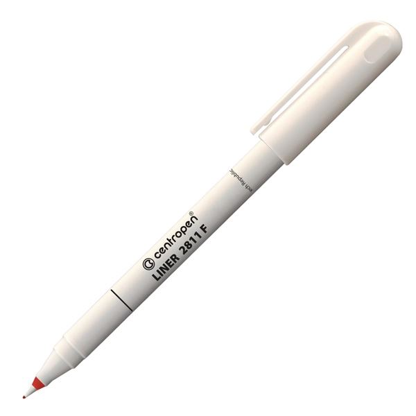 Liner Centropen 2811, červený, 10 ks