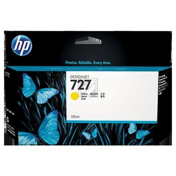 Original HP B3P21A / 727 Tinte gelb