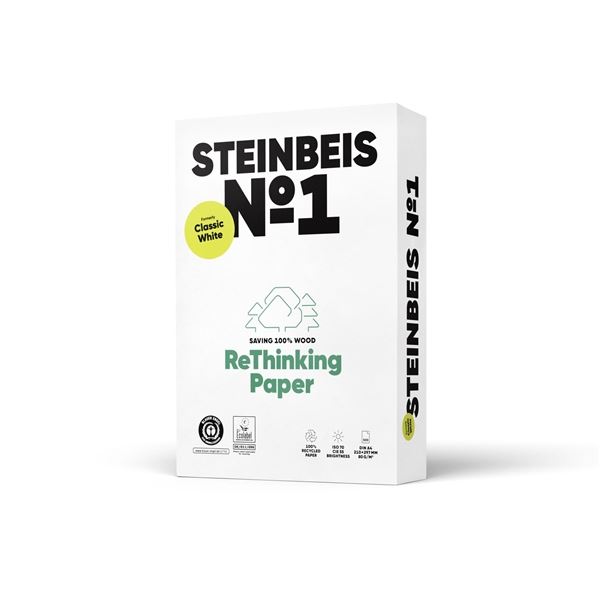 Recyklovaný papír Steinbeis No.1 A4 80 g/m2,500 l.