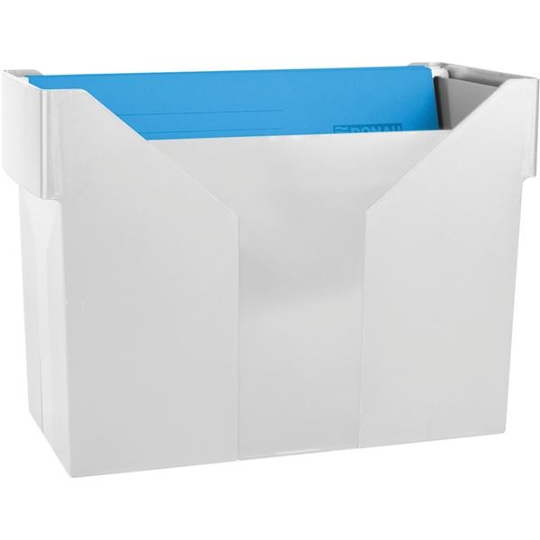 Box na záv. desky Donau vč.5 desek - plast., šedý
